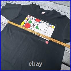 Vintage 1993 Balloons and Confetti Window Frank Lloyd Wright T-Shirt XL 90s