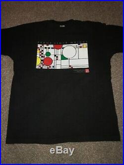 Vintage 1993 Frank Lloyd Wright Avery Coonley Playhouse Windows T Shirt sz XL