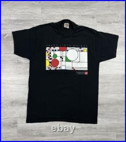 Vintage 1993 Frank Lloyd Wright Balloons And Confetti Art T-Shirt Large Casual