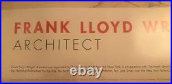 Vintage 1994 Frank Lloyd Wright Architect Fallingwater MOMA NY Exhibition Poster