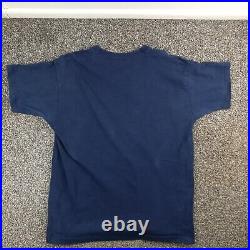 Vintage 1995 Frank Lloyd Wright T Shirt Frozen Spheres Graphic Blue Mens XL