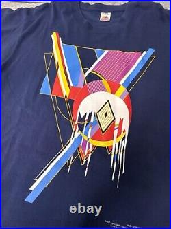 Vintage 1995 Frozen Spheres Frank Lloyd Wright T-Shirt XL 90s VTG Blue