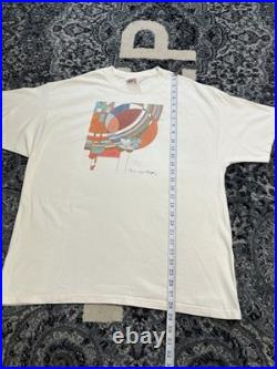 Vintage 2000s Frank Lloyd Wright Art Tshirt Size XL Cream