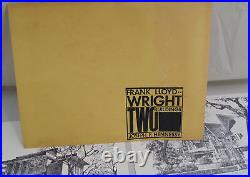 Vintage 4 Frank Lloyd Wright Joseph F. Hennessy Rendering Sketch Art Prints