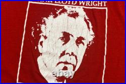 Vintage 80s Frank Lloyd Wright Architect T shirt Screen Stars XL