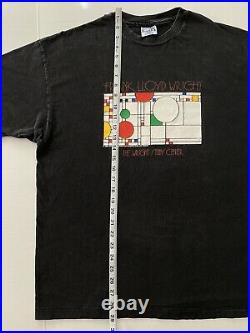 Vintage 80s Frank Lloyd Wright Study Center t-shirt single stitch 1989 XL USA