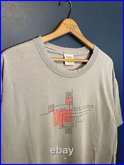 Vintage 90's Frank Lloyd Wright Architecture Graphic Tee Size XL Distressed
