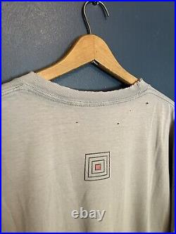 Vintage 90's Frank Lloyd Wright Architecture Graphic Tee Size XL Distressed