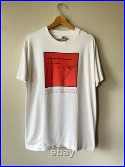 Vintage 90s Frank Lloyd Wright Architecture Tee XL