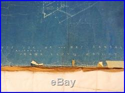 Vintage Blueprints FRANK LLOYD WRIGHT House in Merced Count California 8 pages