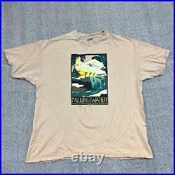 Vintage Falling Water Shirt Mens XXL Beige 1990s Frank Lloyd Wright