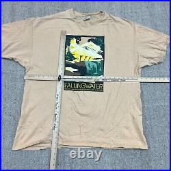 Vintage Falling Water Shirt Mens XXL Beige 1990s Frank Lloyd Wright