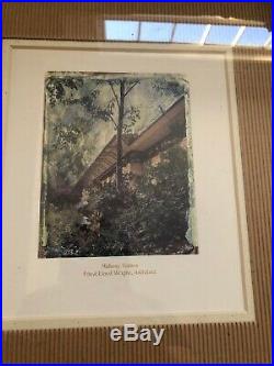 Vintage Framed Frank Lloyd Wright House Architect Print Lithographs Set of 3