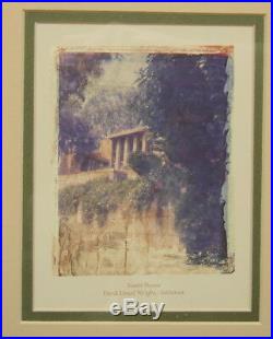 Vintage Framed Frank Lloyd Wright House Architect Print Lithographs Set of 4
