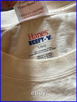 Vintage Frank L Wright Falling Water adult t-shirt Size L Beefy T Shirt