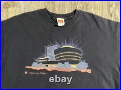 Vintage Frank L Wright Guggenheim Museum adult t-shirt Liberty Graphics Size 2XL