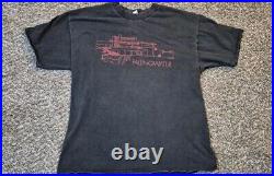Vintage Frank Lloyd Wright 1994 Hanes Fallingwater Black Mens XL Shirt