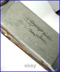 Vintage Frank Lloyd Wright 35mm Film Canister with Reel Taliesin West to Iovanna