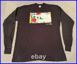 Vintage Frank Lloyd Wright Balloons & Confetti Window Long Sleeve Shirt XXL 1993