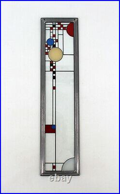 Vintage Frank Lloyd Wright Collection Stained Glass Panel 19 x 14.75 Parade