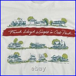 Vintage Frank Lloyd Wright In Oak Park 1991 T-shirt Architecture Art Tee