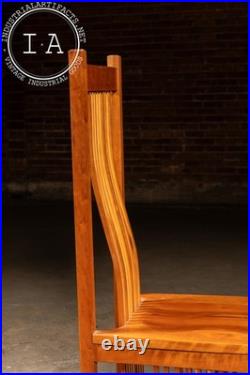 Vintage Frank Lloyd Wright-Inspired High-Back Arts & Crafts Chair