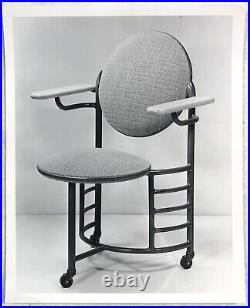 Vintage Frank Lloyd Wright Johnson Wax Chair Architecture Photo Racine 8x10