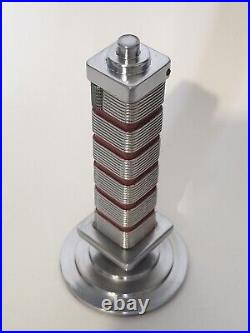 Vintage Frank Lloyd Wright Johnson's Wax Research Tower Table Cigar Lighter
