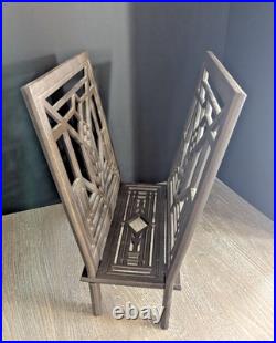 Vintage Frank Lloyd Wright Lake Geneva Tulip Window Magazine Rack