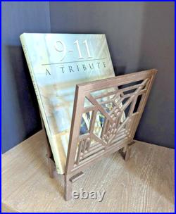 Vintage Frank Lloyd Wright Lake Geneva Tulip Window Magazine Rack