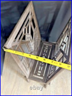 Vintage Frank Lloyd Wright Lake Geneva Tulip Window Magazine Rack
