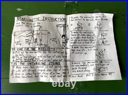 Vintage Frank Lloyd Wright Marionette Puppet By Ken Vogel Strings Included