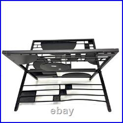 Vintage Frank Lloyd Wright Metal Geometric Magazine Rack/ Record Holder