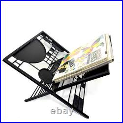 Vintage Frank Lloyd Wright Metal Geometric Magazine Rack/ Record Holder