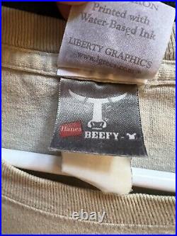 Vintage Frank Lloyd Wright Museum Fallingwater Hanes Beefy T shirt plus size 2XL