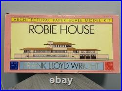Vintage Frank Lloyd Wright, Robie House architectural scale model kit. RARE