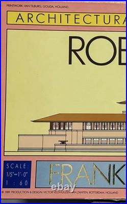 Vintage Frank Lloyd Wright, Robie House architectural scale model kit. RARE