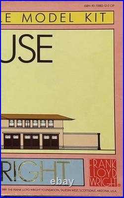 Vintage Frank Lloyd Wright, Robie House architectural scale model kit. RARE