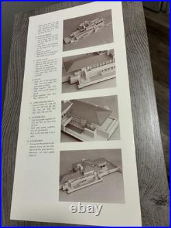 Vintage Frank Lloyd Wright, Robie House architectural scale model kit. RARE
