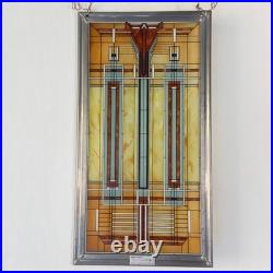 Vintage Frank Lloyd Wright Stained Glass Art B. Harley Bradley House Skylight