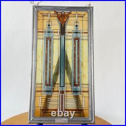 Vintage Frank Lloyd Wright Stained Glass Art B. Harley Bradley House Skylight
