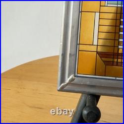 Vintage Frank Lloyd Wright Stained Glass Art B. Harley Bradley House Skylight