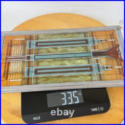 Vintage Frank Lloyd Wright Stained Glass Art B. Harley Bradley House Skylight