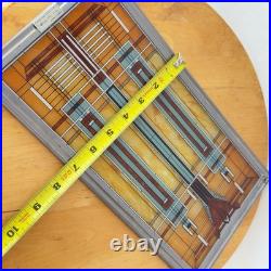 Vintage Frank Lloyd Wright Stained Glass Art B. Harley Bradley House Skylight