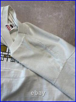 Vintage Frank Lloyd Wright T-Shirt (M/L) Oak Park Home Stained Glass Art Tee
