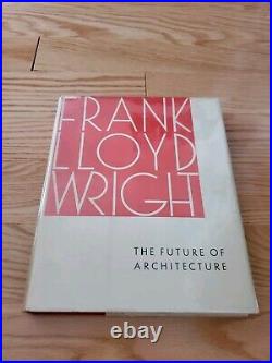 Vintage Frank Lloyd Wright The Future of Architecture 1st Ed 1953 ExLibris Book