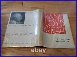 Vintage Frank Lloyd Wright The Future of Architecture 1st Ed 1953 ExLibris Book