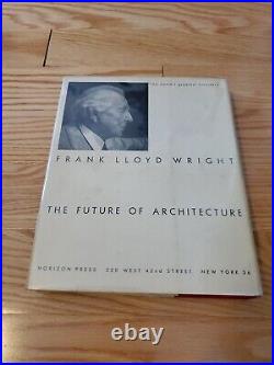 Vintage Frank Lloyd Wright The Future of Architecture 1st Ed 1953 ExLibris Book