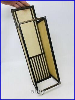 Vintage Frank Lloyd Wright Wall Sconce Shade Glass Indoor Outdoor Stained Light