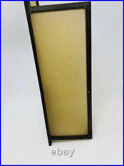 Vintage Frank Lloyd Wright Wall Sconce Shade Glass Indoor Outdoor Stained Light